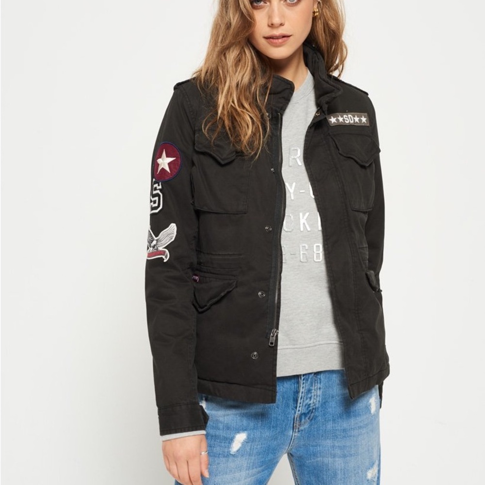 Winter Rookie Military Patch Jacket - Picture 11 of 12